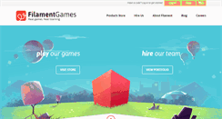 Desktop Screenshot of filamentgames.com